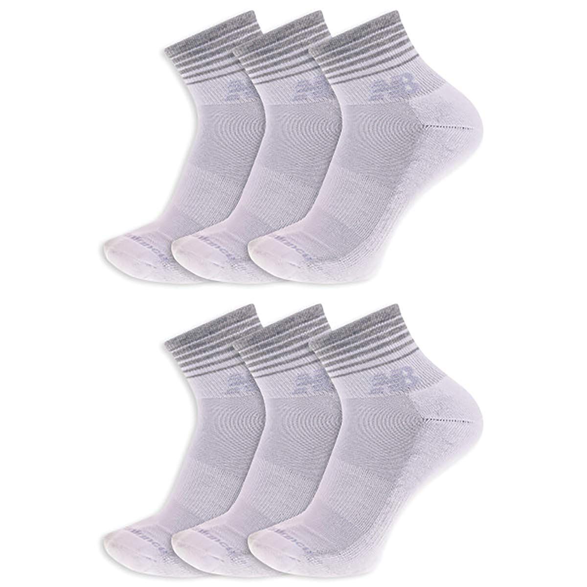 New Balance 6 Pack Cushioned Ankle Socks