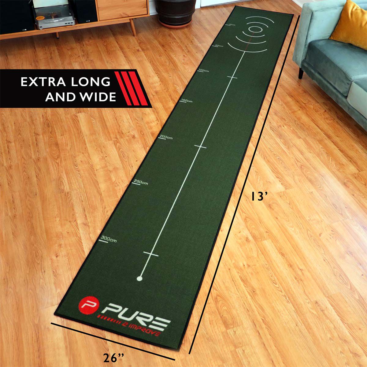 Pure2improve Birdie Drill Golf Putting Mat