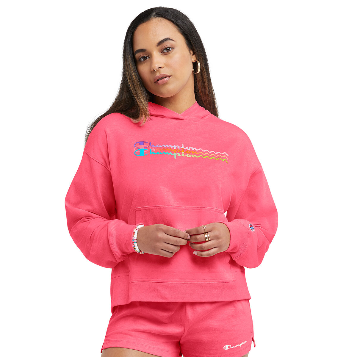 Champion Women's Midweight Jersey Hoodie