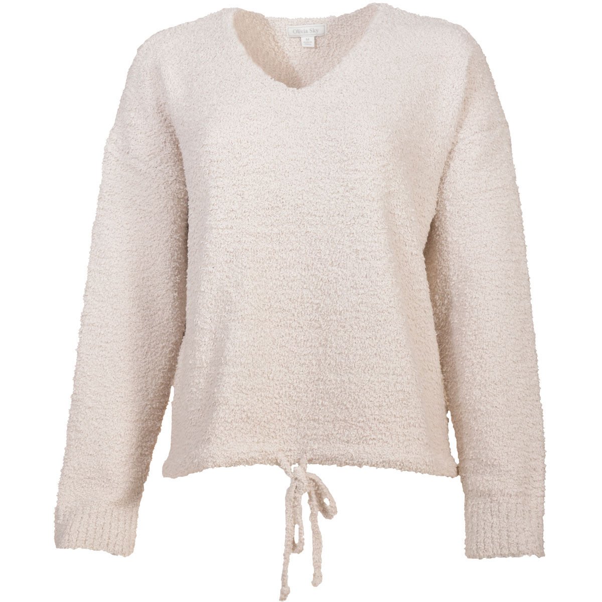 Olivia Sky Cozy V-Neck w/ Tie Bottom