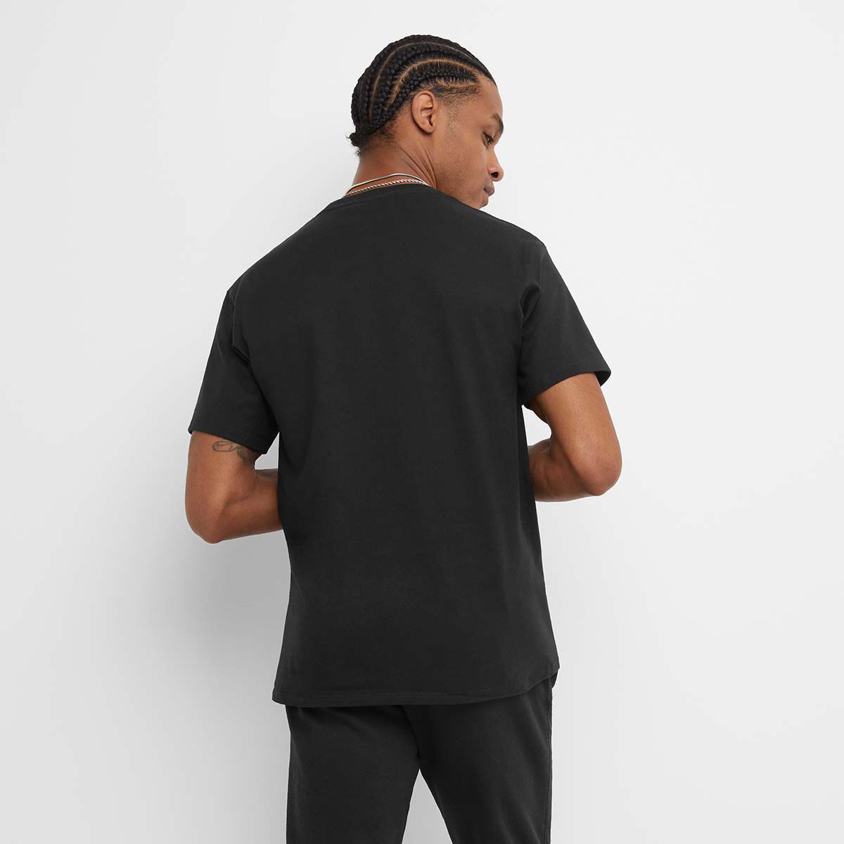 Champion Men's Logo Print Crew Neck Tee