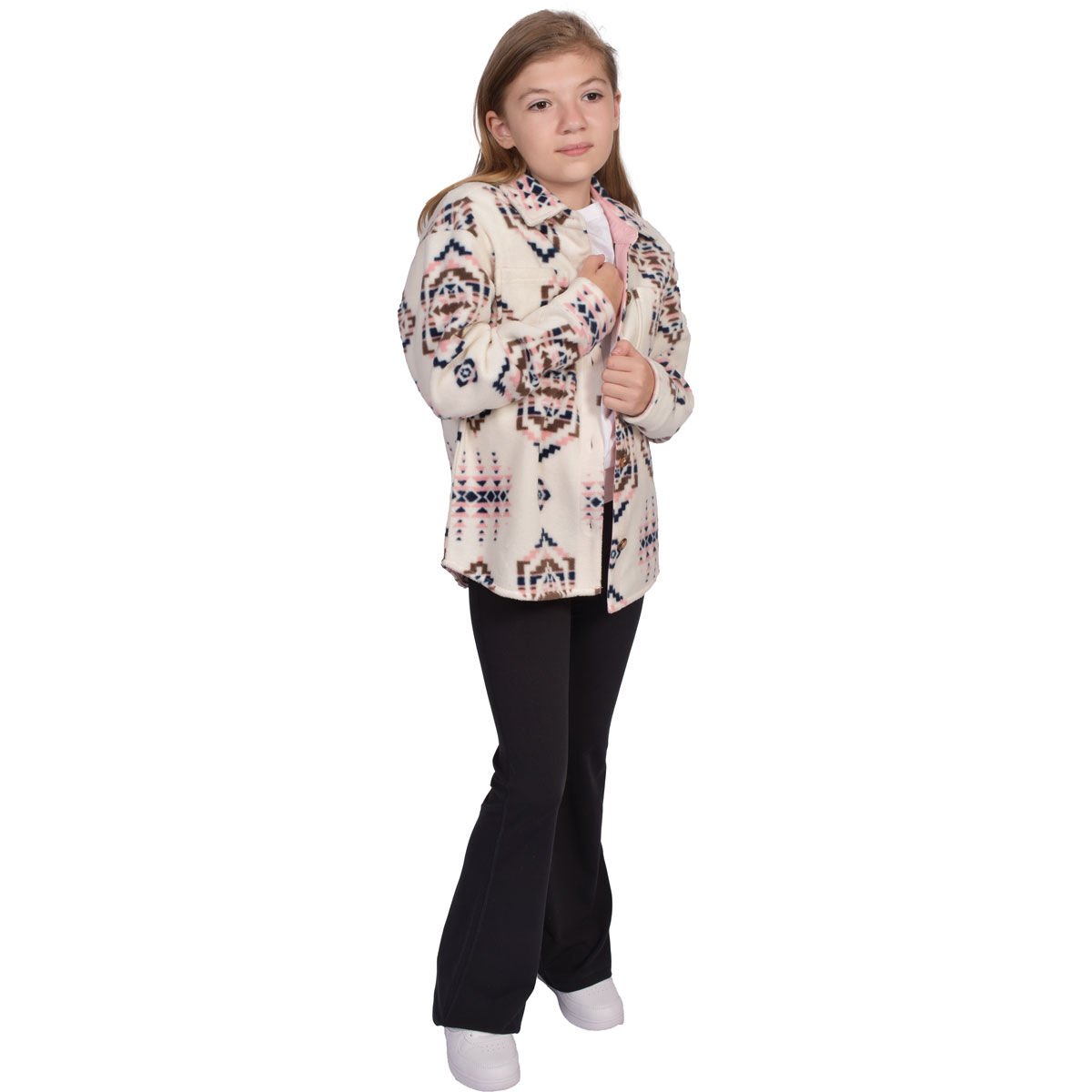 Canyon Creek Girl's Print Shirt Jacket