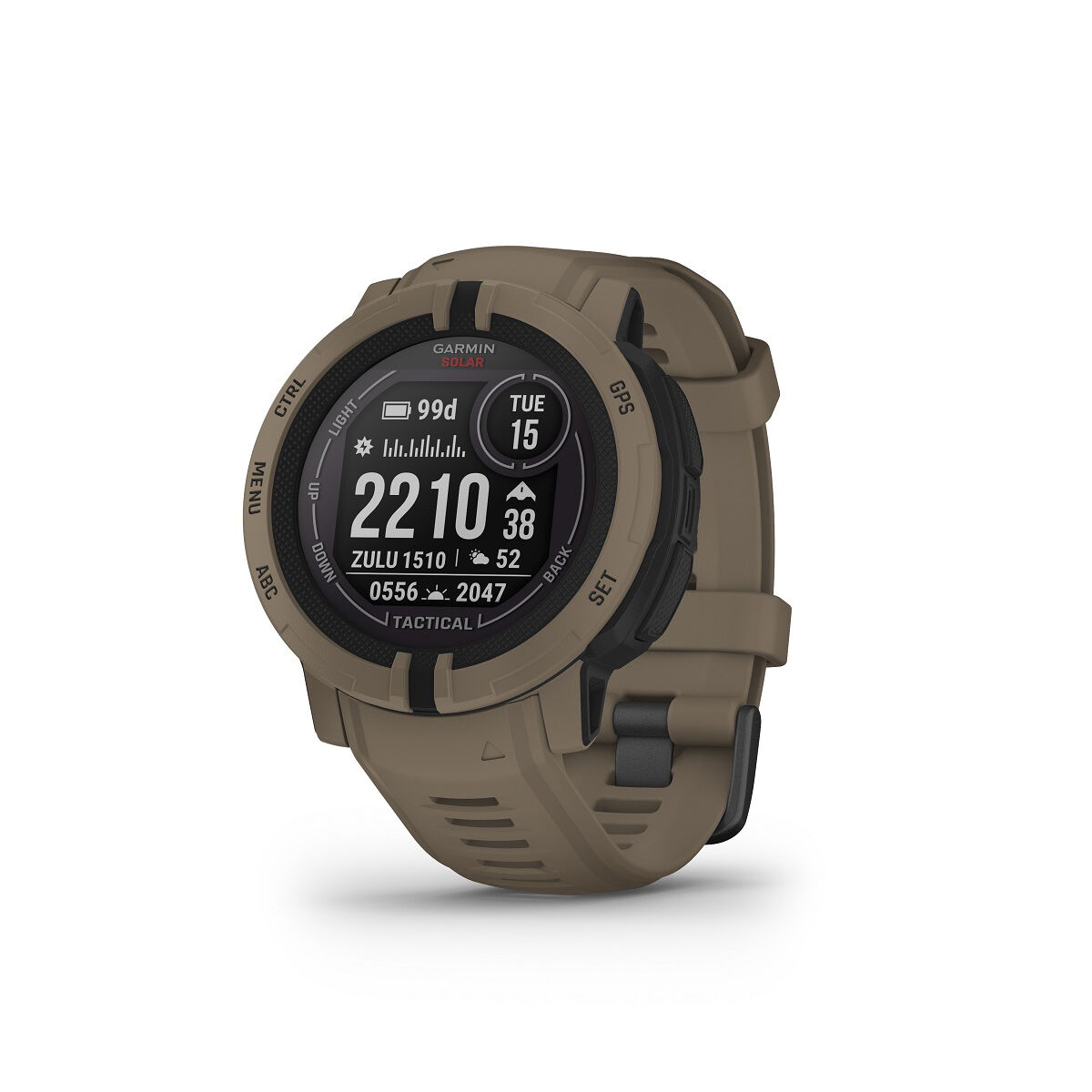 Garmin Instinct® 2 Solar, Tactical Edition   Coyote Tan