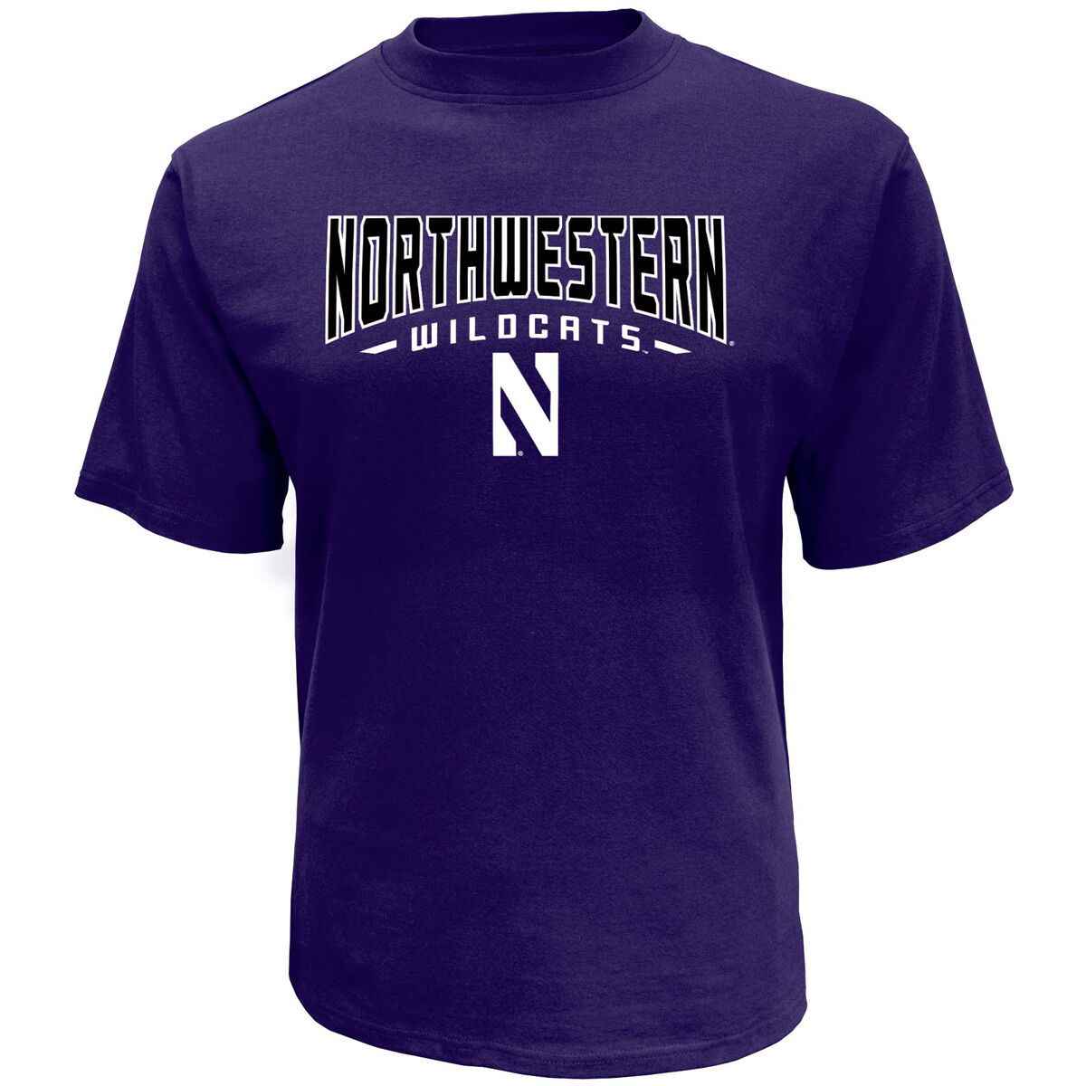 Knights Apparel Men's Short Sleeve Northwestern Classic Arch Tee