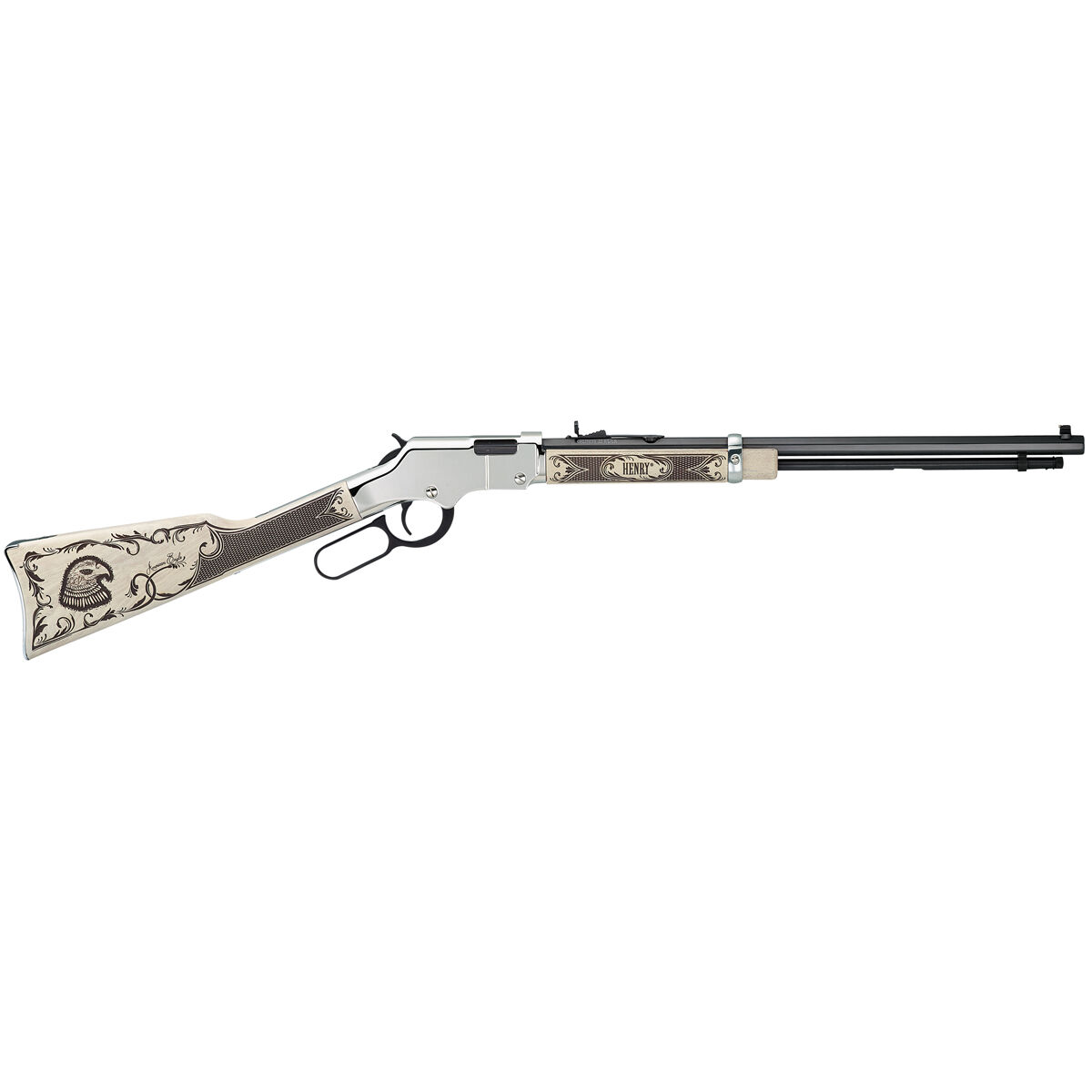 Henry GOLDEN BOY SILVER AMER EAGLE 22 Centerfire Rifle