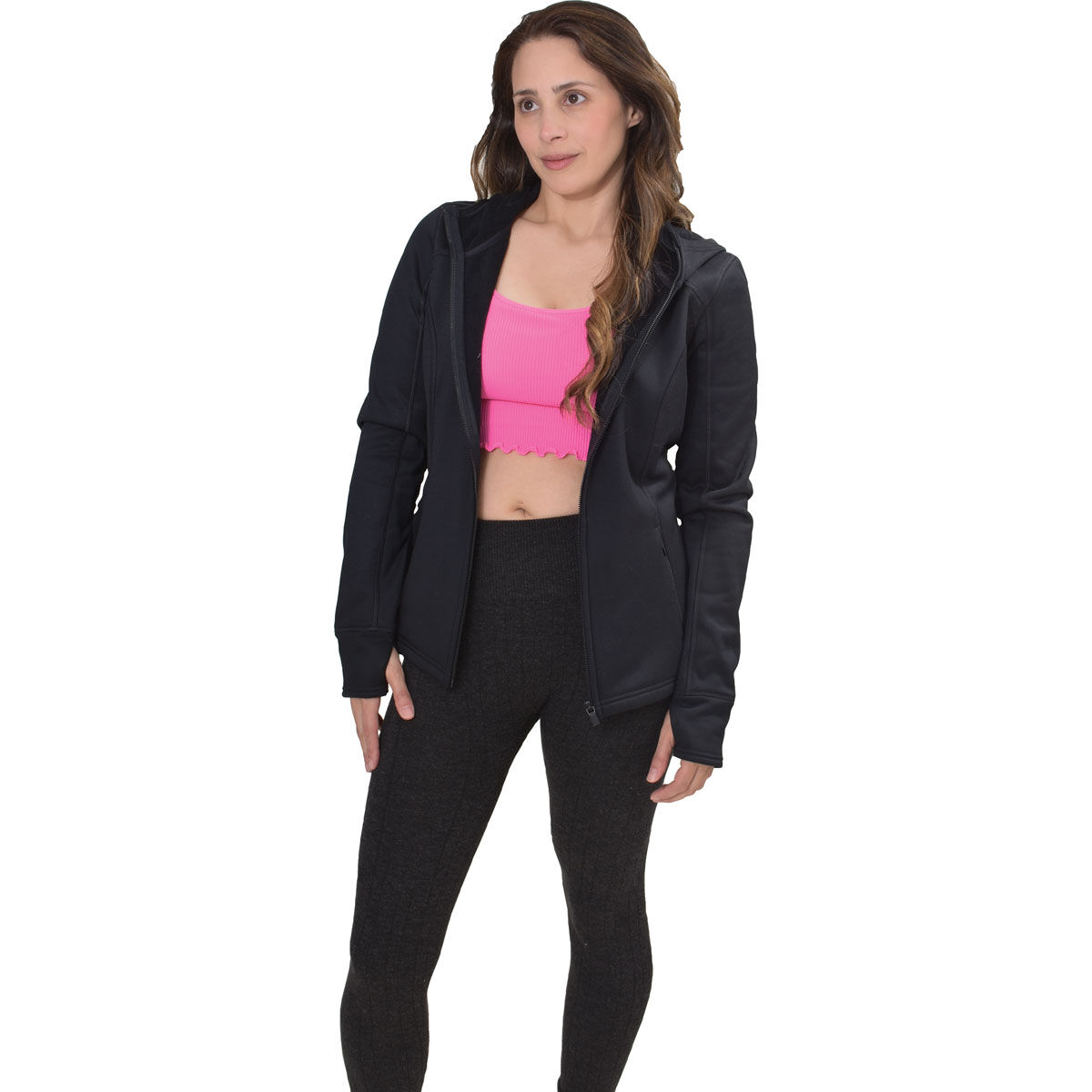90 Degree Women's Full Zip Scuba Jacket