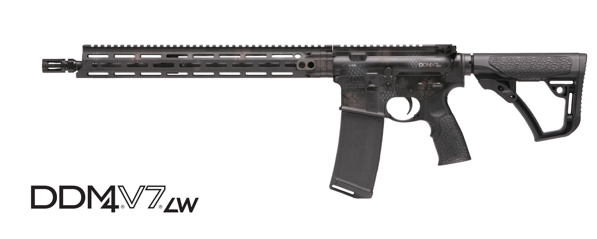 Daniel Defense DDM4 V7 LW 5.56 16" 30R Rattle Can Tactical Centerfire Rifle