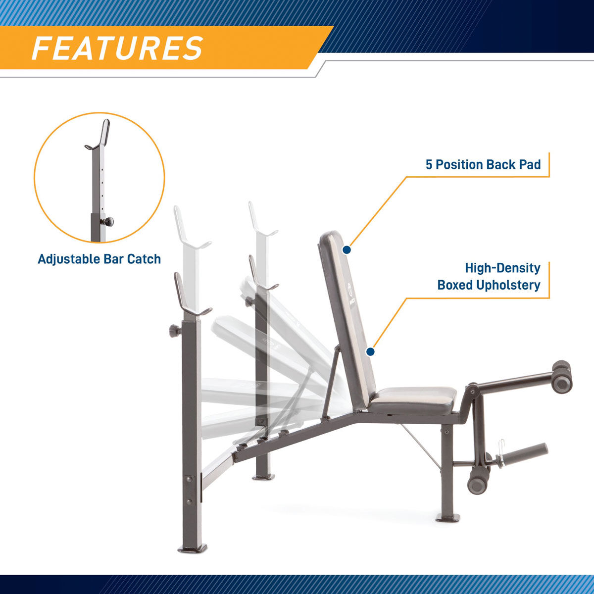 Marcy MWB-4491 Olympic Weight Bench