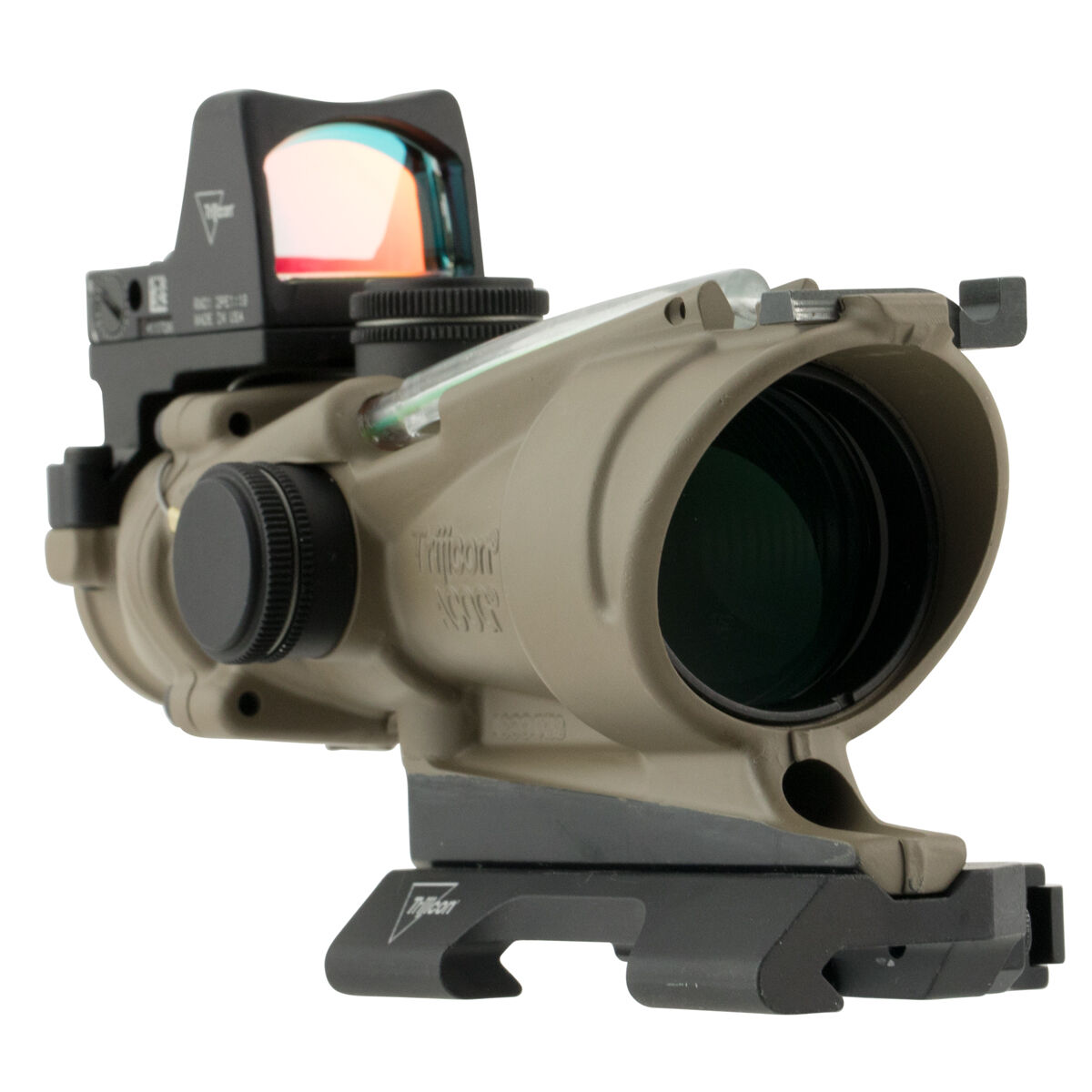 Trijicon ACOG 4X32/RMR2 GRN FDE