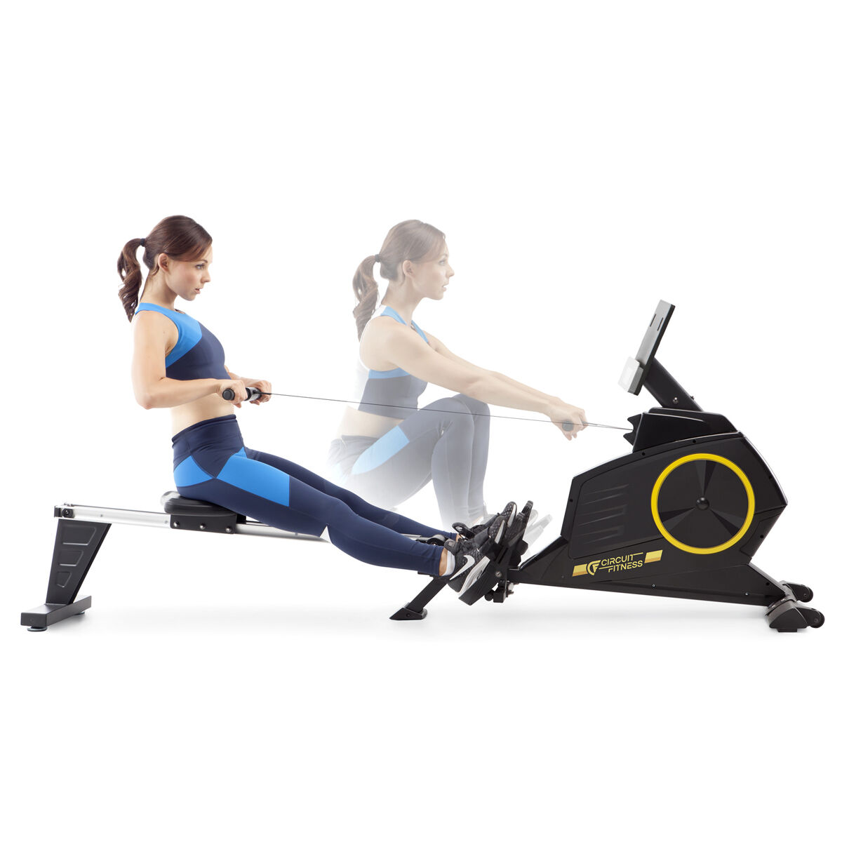 Circuit Fitness Deluxe Foldable Magnetic Rowing Machine