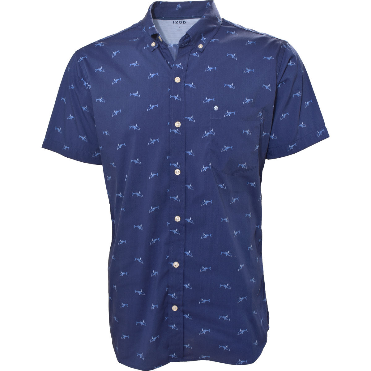 Izod Izod Men's Short Sleeve Fish Print Tee