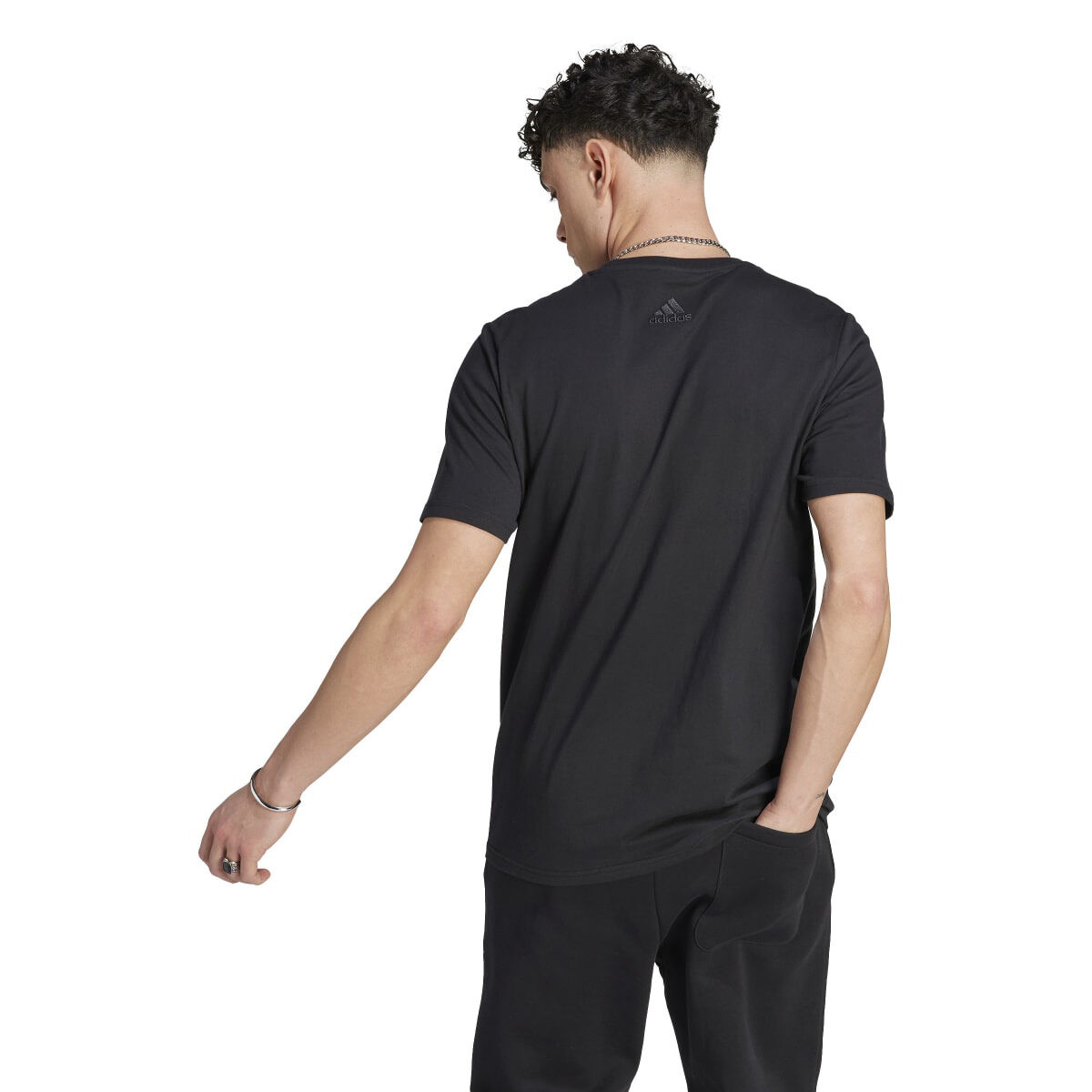 adidas Men's Short Sleeve Big Logo Tee