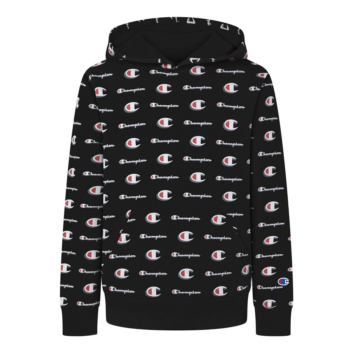 Champion Boys' All Over Print Logo Hoody