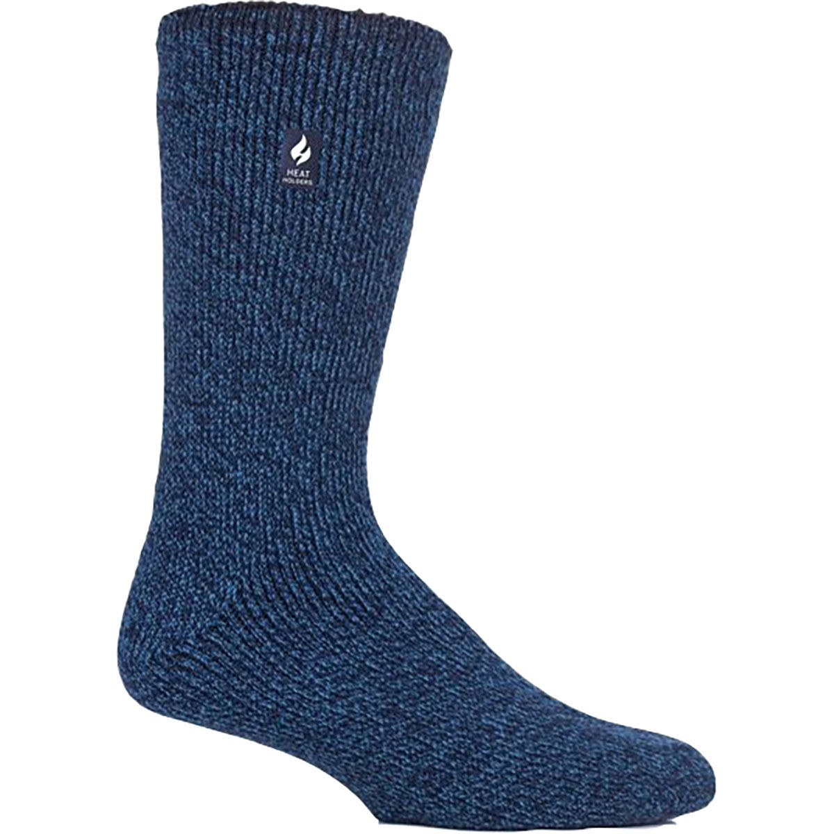 Heat Holders Dunnock Twist Crew Navy Socks