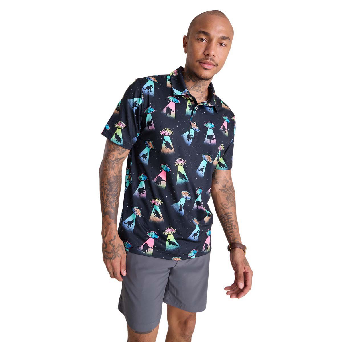 Chubbies Men's Beam Me Up (Performance Polo )