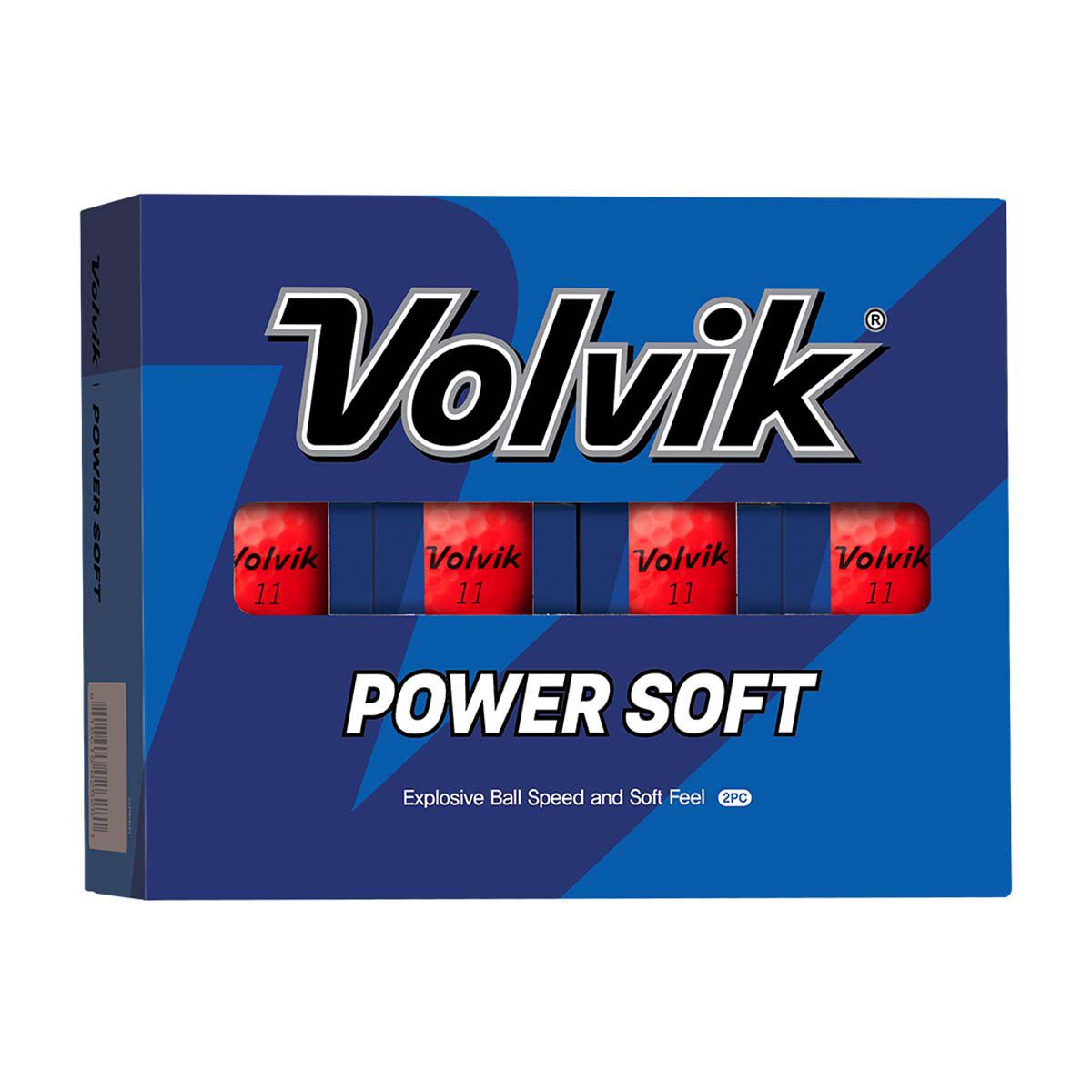 Volvik POWER SOFT Red Golf Balls