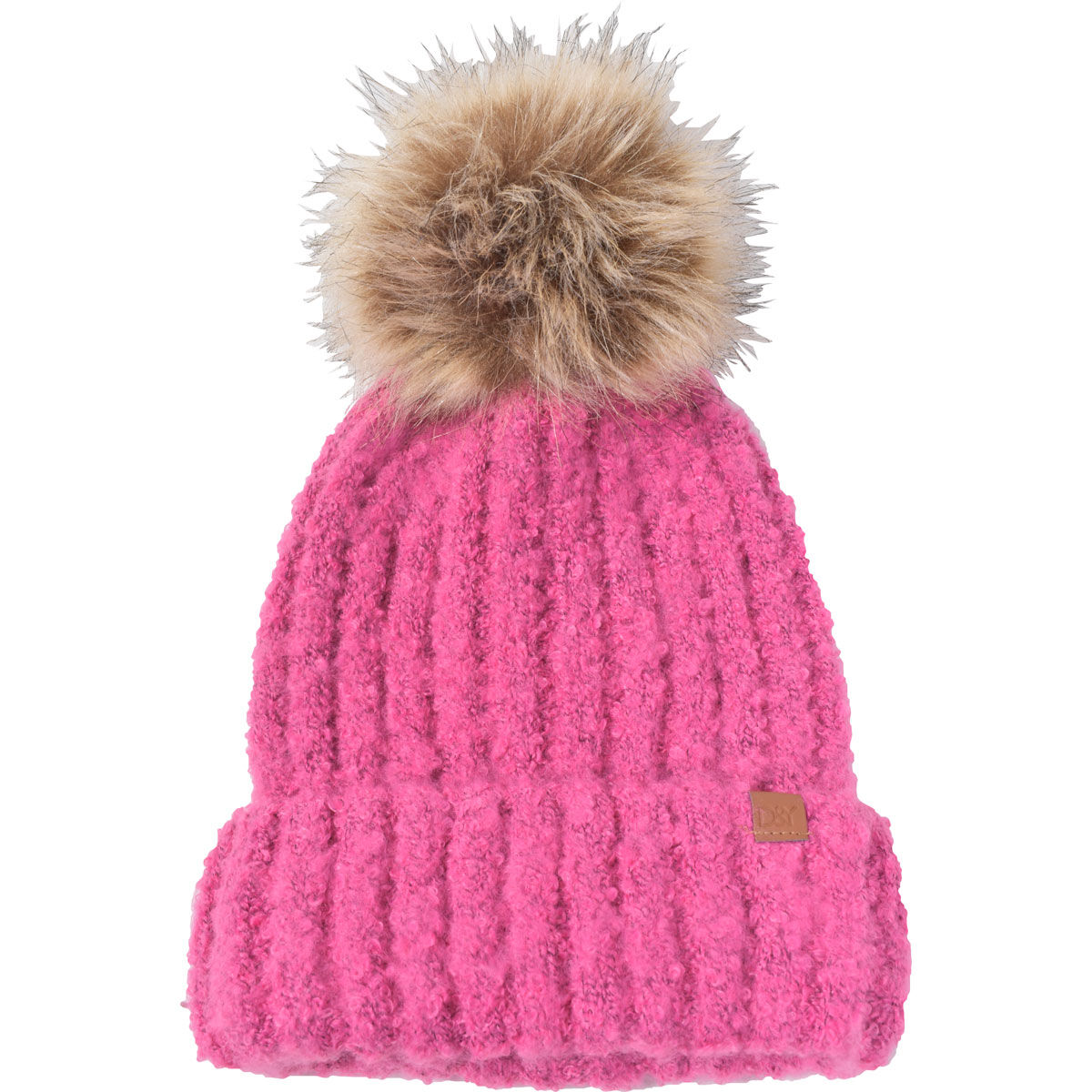 David & Young Women's Boucle Brushed Slinky Beanie