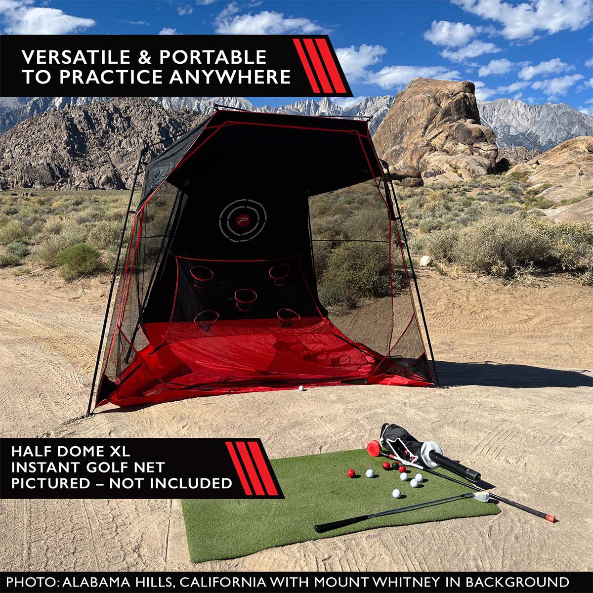Pure2improve XL 5'x3' Golf Hitting Mat