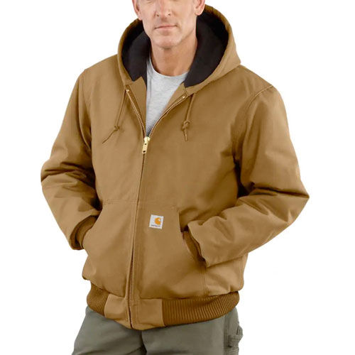 Carhartt Loose Fit Firm Duck Insulated Flannel-Lined Active Jac