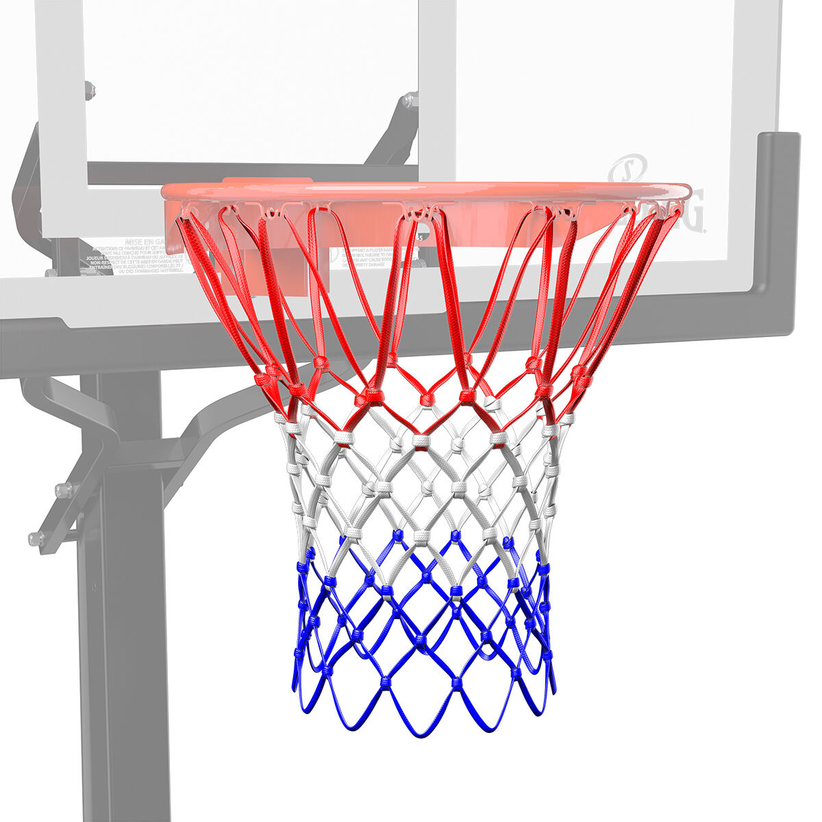 Spalding All-Weather Red, White & Blue Net