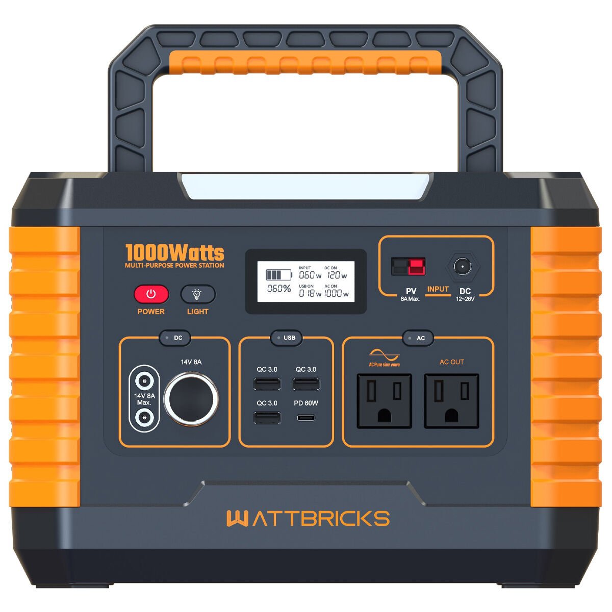 Wattbricks Ener 1000W Portable Power Station