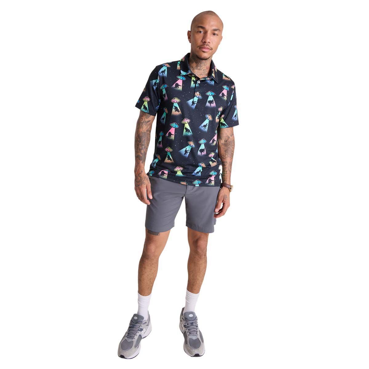 Chubbies Men's Beam Me Up (Performance Polo )