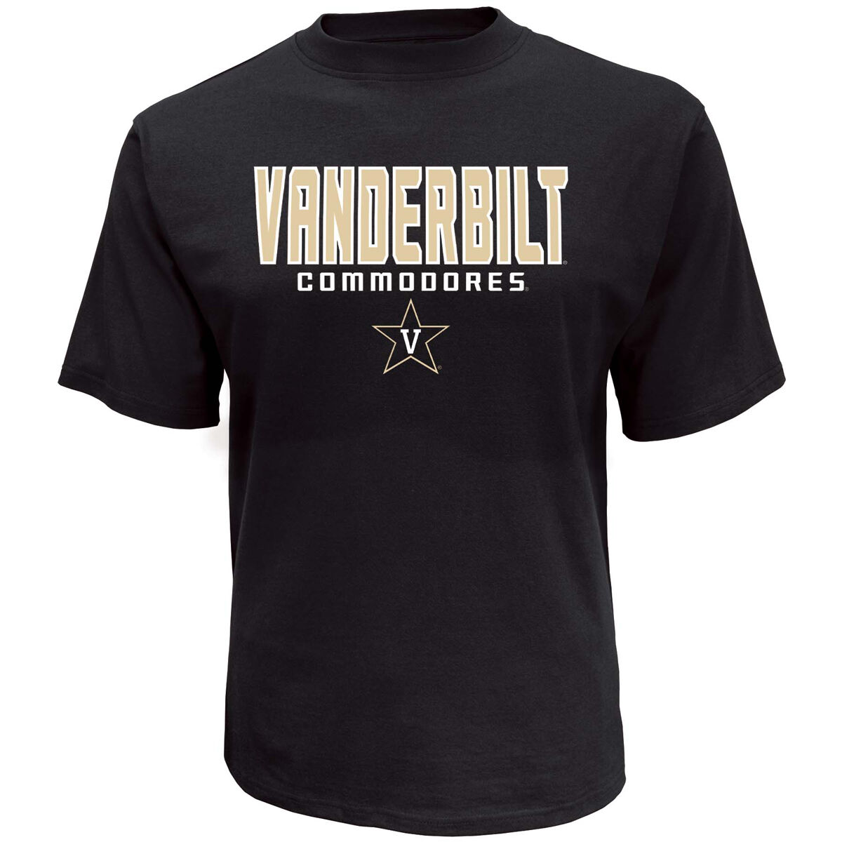 Knights Apparel Men's Short Sleeve Vanderbuilt Classic Arch Tee