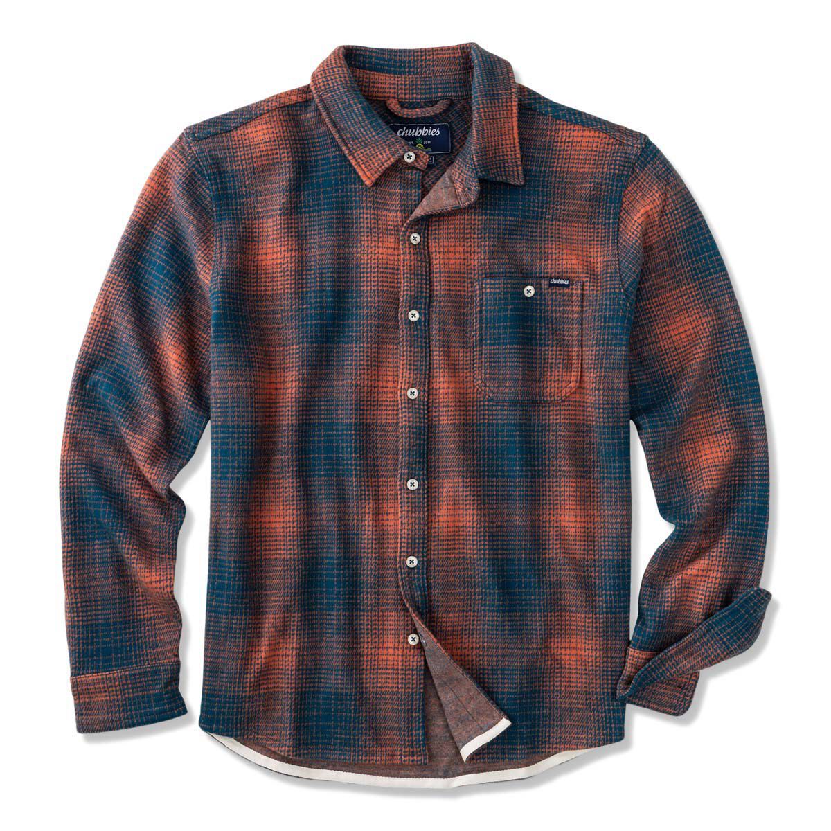 Chubbies Men's Fall Foliage (Flannel Overshirt)