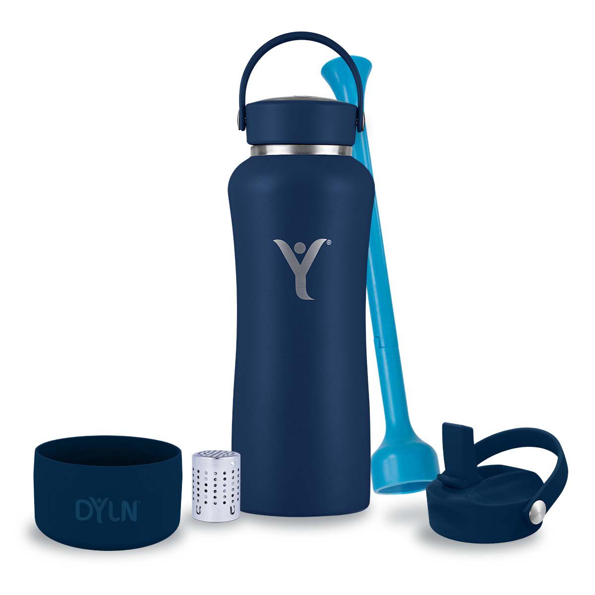 Dyln Inc 32 oz Bottle Bundle (Diffuser, Sports Cap, Bottom Guard)