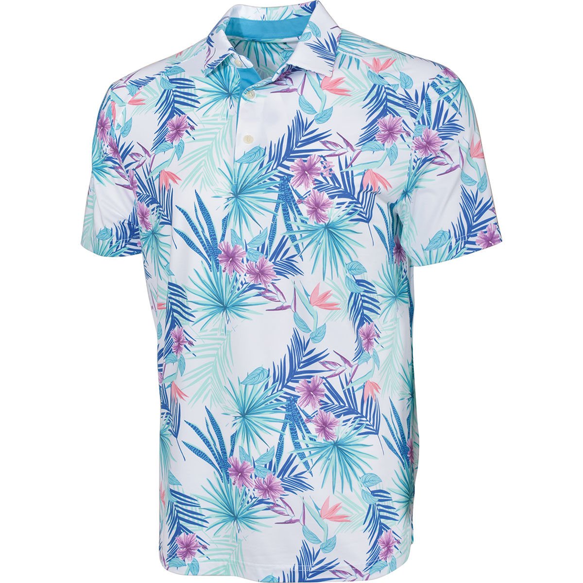 Izod Men's Short Sleeve Palm Driver Golf Polo