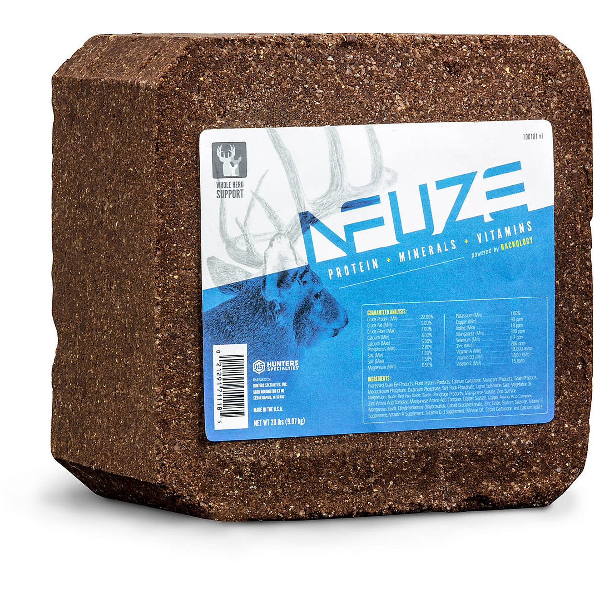 Hunters Special NFUZE 20lb Protein Block
