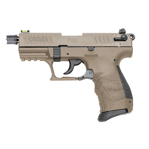 Walther P22Q TB Tactical FDE Pistol
