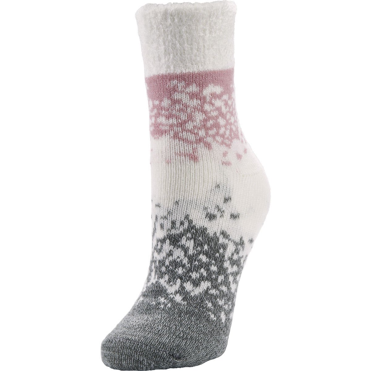 Fireside Women's Cozy Socks Splat Pink
