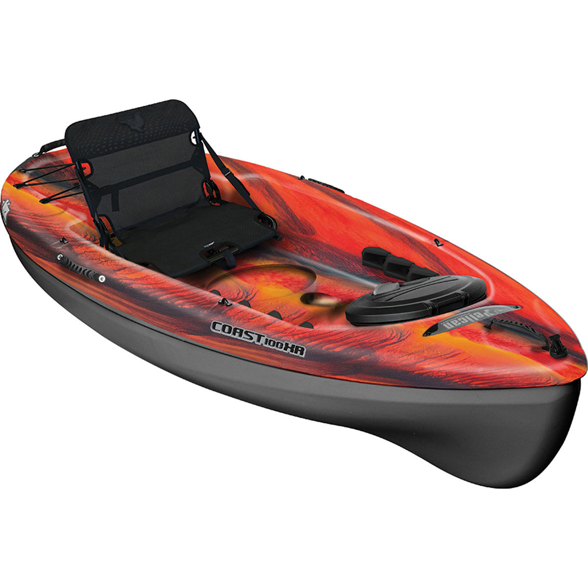 Pelican Coast 100XR Recreational Sit-On-Top Kayak, 10'