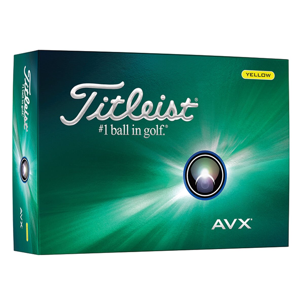 Titleist AVX Yellow Golf Balls