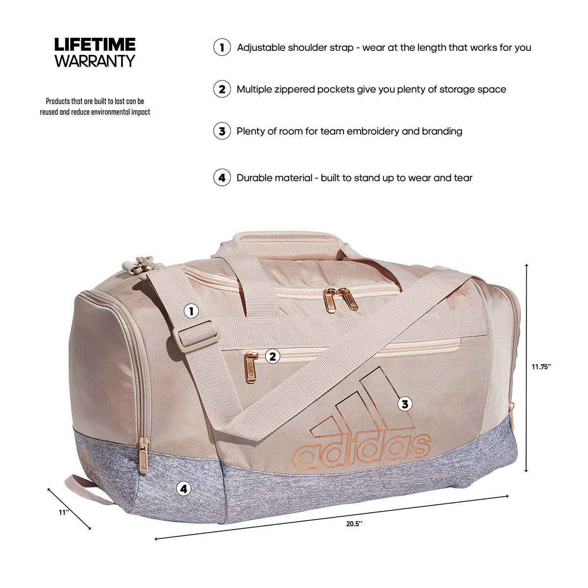 adidas Adidas Defender IV Small Duffel