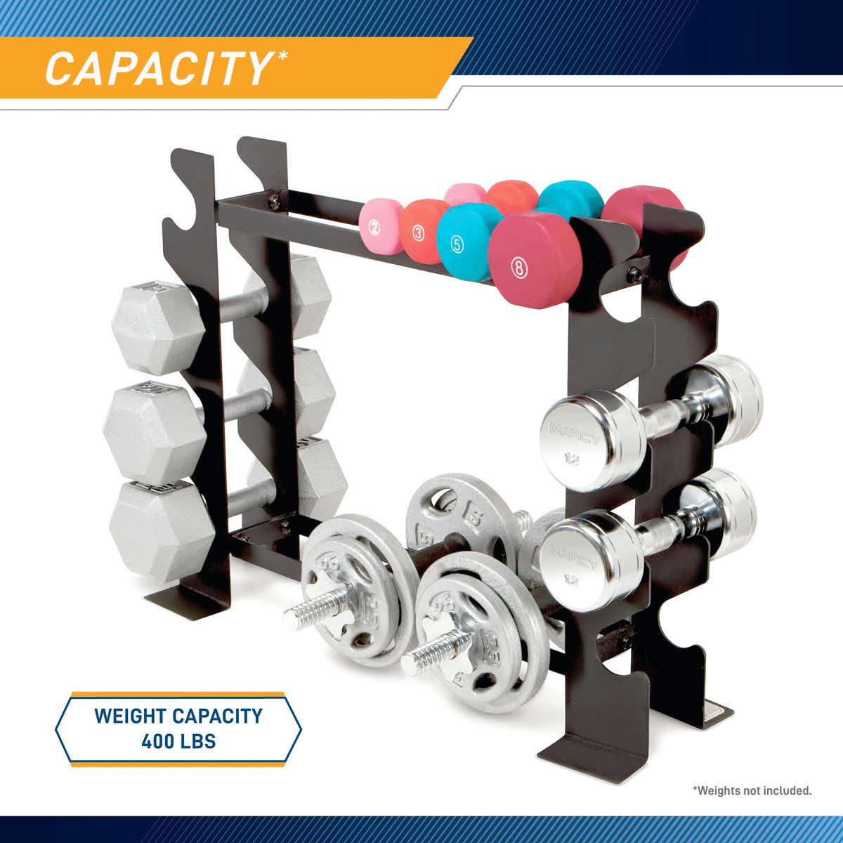 Marcy Compact Dumbbell Rack