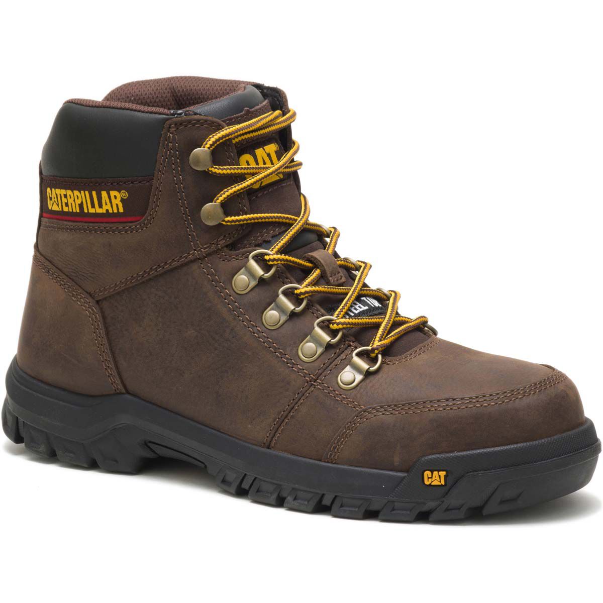 Cat Men's Outline Steel Toe Work Boots