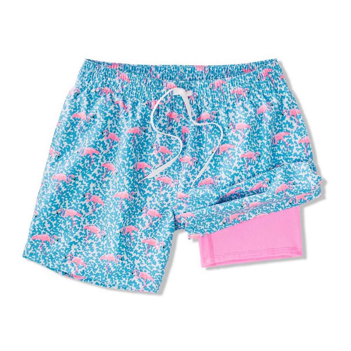 Chubbies The Domingos Are For Flamingos 5.5" (Classic Lined Swim Trunk)
