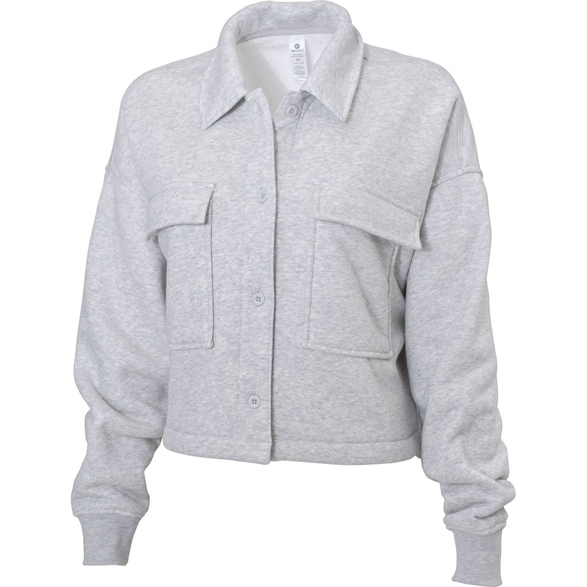 90 Degree Women's Sherpa Lined Crop Top Shacket