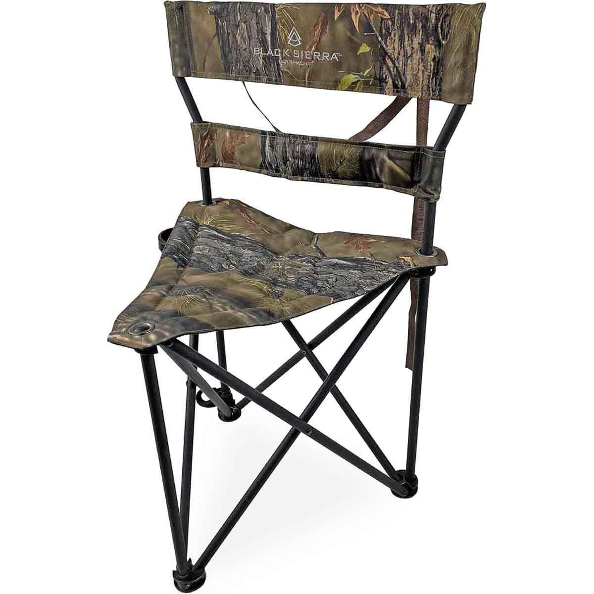 Black Sierra Heavy Duty Tri Hunt Stool