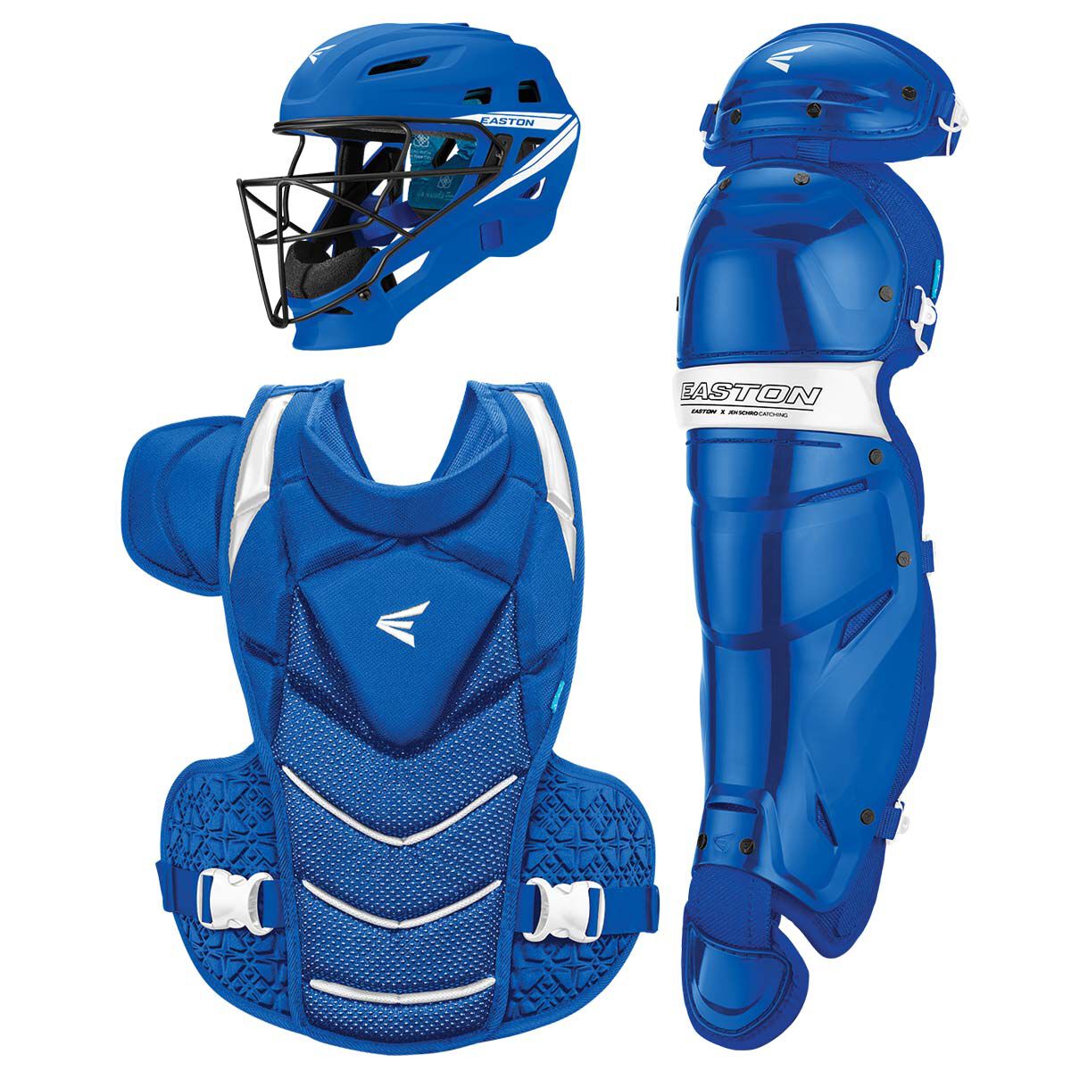 Easton x Jen Schro The Very Best Fastpitch Catcher's Gear Set, Large