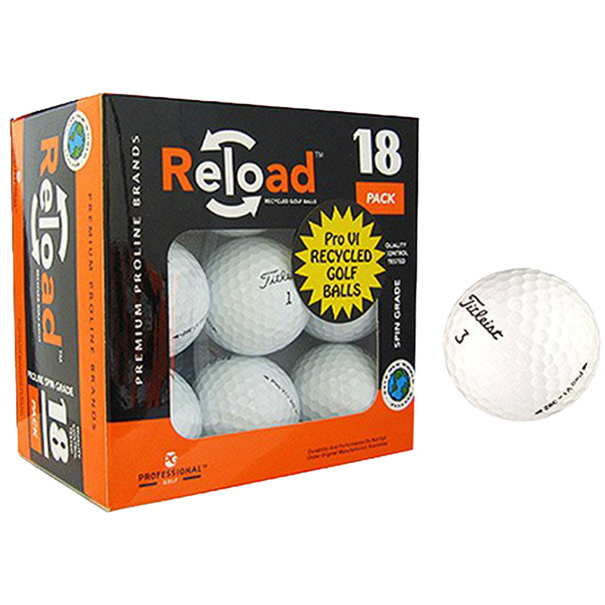 Reload Reload Titleist Golf Balls 18 Pack