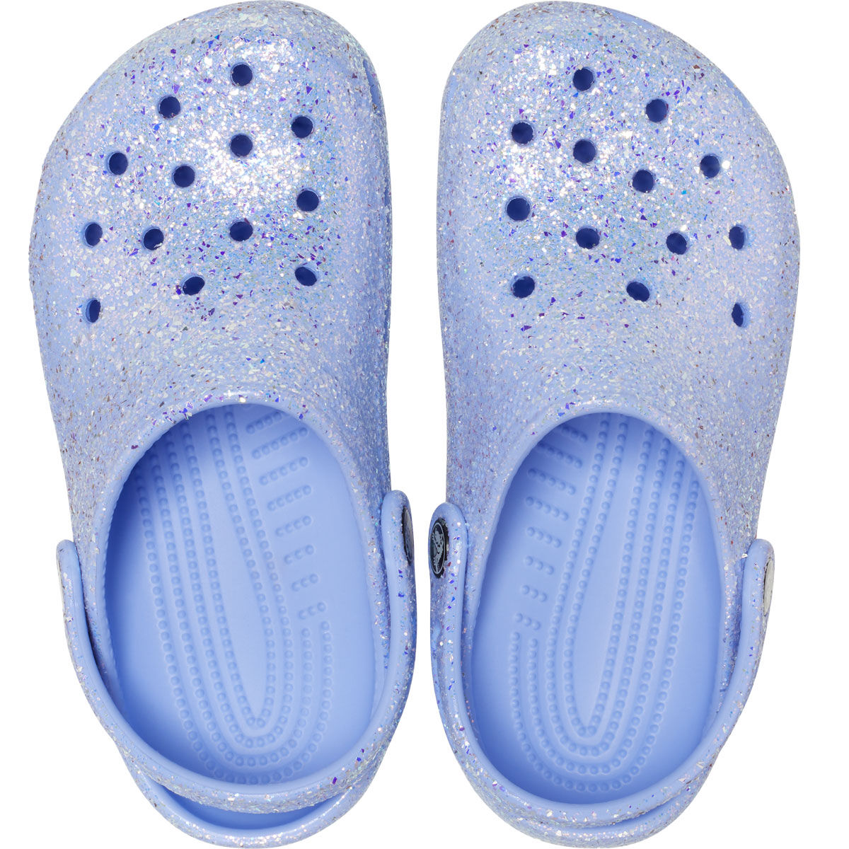 Crocs Youth Classic Glitter Moon Clogs