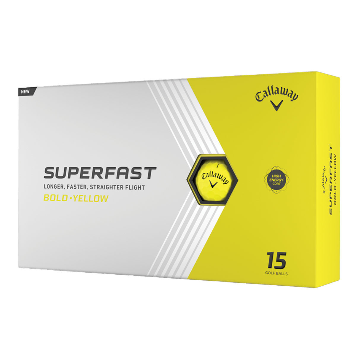 Callaway Golf Yellow Superfast Bold 2022 Golf Balls