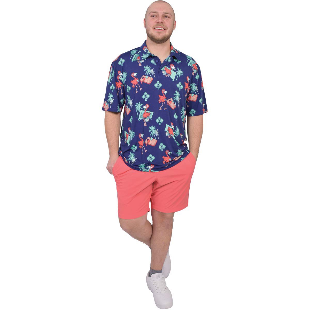 Aeroline Men's Flamingo Polo
