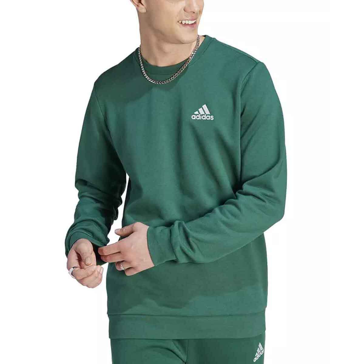 adidas Men's Long Sleeve Feel Cozy Crew