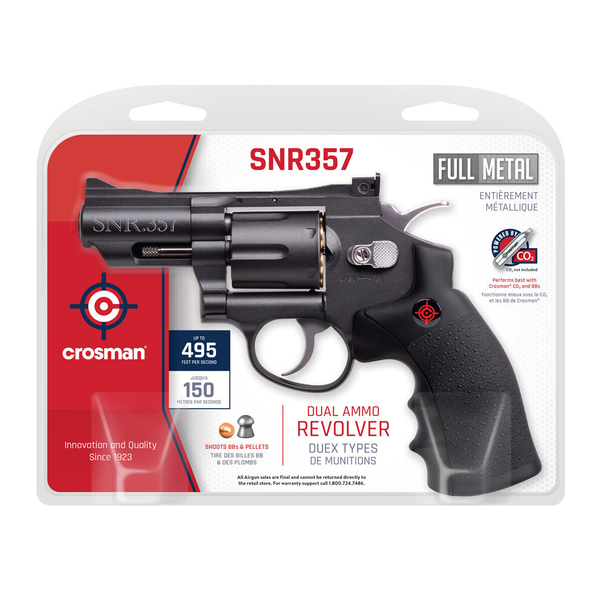Crosman Snub Nose BB/Pellet Revolver