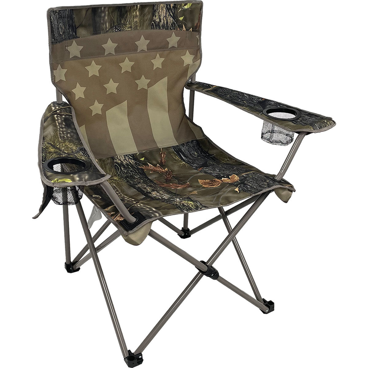 Black Sierra Old Glory Flag Chair