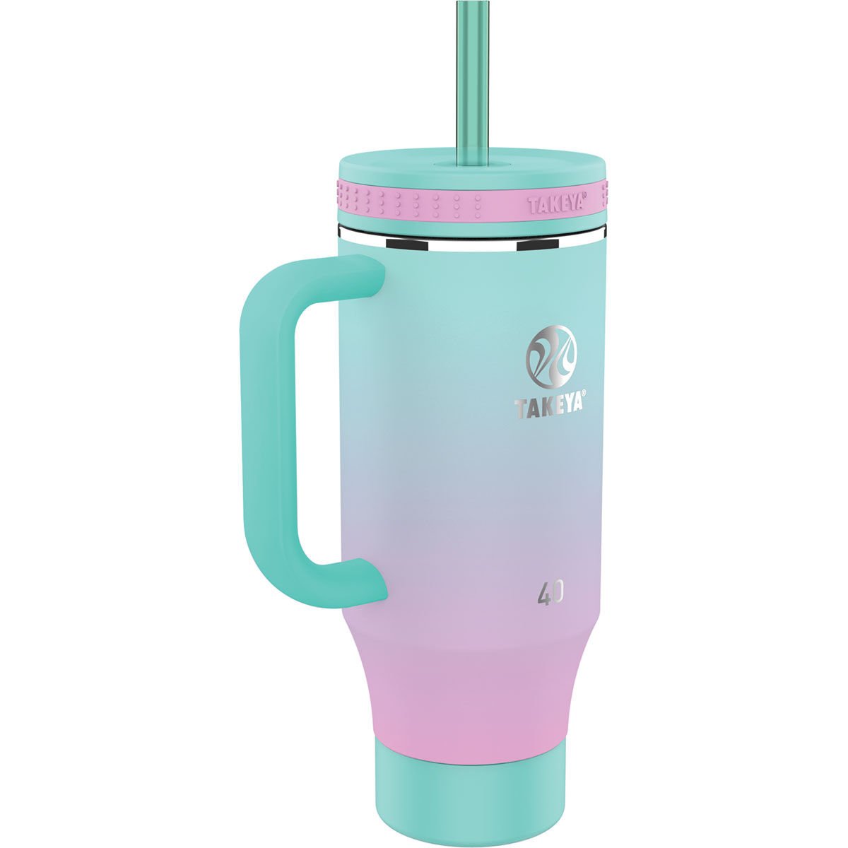 Takeya 40oz Handle and Straw Tumbler